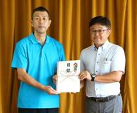 外付け日よけ 保育園に寄贈