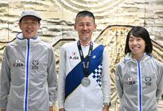 日本「銀」本県３人貢献