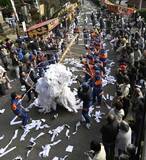 五穀豊穣へ威勢良く