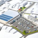 旧庁舎跡地にたいらや進出決定　壬生の新たな商業拠点に　来年５月のオープン目指す