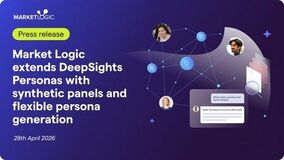 Market Logic、合成パネルと柔軟なペルソナ生成でDeepSights Personasを拡張し、規模に応じたオーディエンス調査を再定義