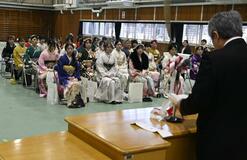 「いつでも応援」 市長らが祝福