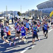 25日に栃木県郡市町駅伝、最多31チームが66キロ激走　宇都宮、栃木、壬生で一時交…