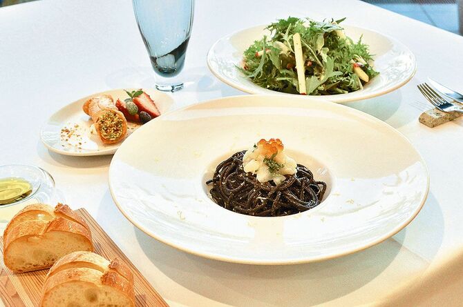 本場シチリアの味を気軽に楽しめる「Pasta  Lunch」。季節によってメニュー内容が変わります