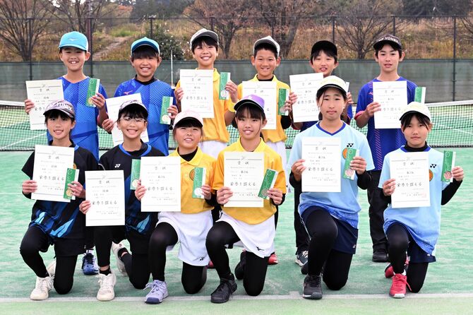 ５年の男女上位者