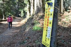 栃木・太平山でクマの目撃相次ぐ　観光客が訪れる場所でも