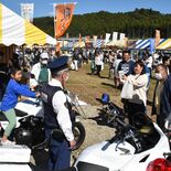 那須和牛や地元米に舌鼓　大田原・くろばね秋まつり盛況　白バイ展示や太鼓…
