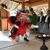日光の生岡神社で子供強飯式