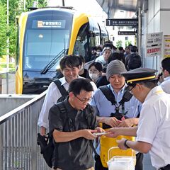 LRT累計利用者1500万人に到達　社長「こんなに早く生活の一部になるとは」　想定より７カ月早く