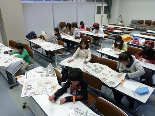 スクラップ学ぶ／宇都宮市清原東小