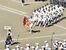 第１０５回全国高校野球選手権記念大会開会式で堂々とした行進を披露した文星芸大付ナイン＝６日、阪神甲子園球場