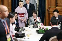 首相、中央アジア首脳と夕食会