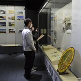 烏山線100周年記念し企画展　写真や記念品など約90点並ぶ　那須烏山