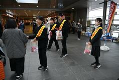 火災予防啓発 中学生も一役