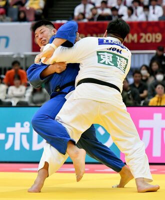 柔道成年男子チームの副将として活躍が期待される熊代＝2019年のグランドスラム大阪