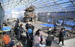 天棚 １１年ぶり雄姿