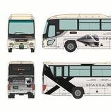 スペーシアＸラッピングバスの模型発売　壬生のトミーテック