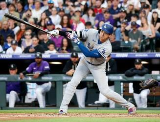 大谷、５２試合連続で出塁