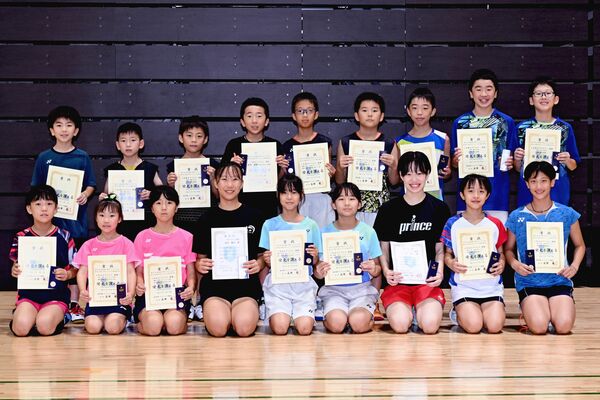 各種目の優勝者