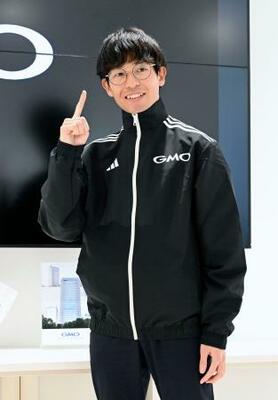 今季からパラ陸上に挑戦する嶋津雄大=8日、東京都渋谷区