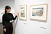 名作「東海道五拾三次」と「五十三次名所図会」が並ぶ大広重展