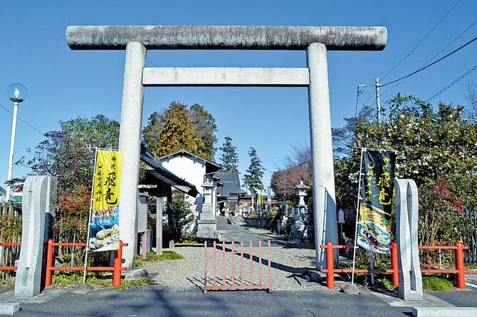 芳賀町の中心部にある祖母井神社