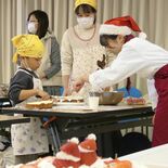 新たな主役「とちあいか」でクリスマスケーキ作り　先生は宇都宮短大付属高生