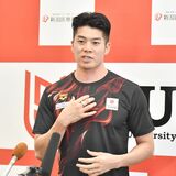 「結果を出して、恩返ししたい」　競泳・水沼尚輝選手（真岡市出身）　世界選手権へ練習公開　徹底的に肉体強化