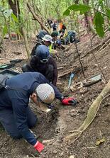 沖縄戦兵士か、遺骨数十人分発見
