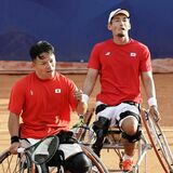 パリ・パラリンピック　車いすテニスダブルス　大谷選手、真田選手ともに敗退