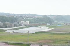 流域治水 整備進む調節池