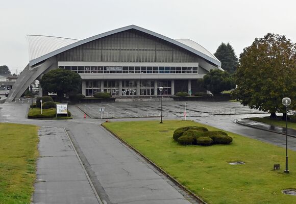 2021年３月に閉館した県体育館