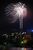 温泉街の夜空を彩った花火
