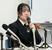 　記者会見する才津結愛さん＝６日午前、長崎市