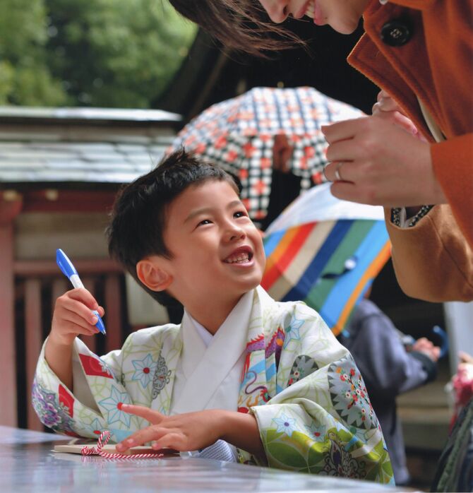 銅賞「なんて書こうかな」 江草保幸(壬生)