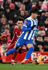 三笘は後半途中出場