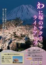 樹齢300年を超える一本桜～「わに塚のサクラ」ライトアップ2026