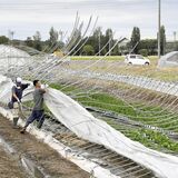 ３日の突風、大雨　栃木県、小山など３市に特別措置条例を適用　住家被害は41棟に