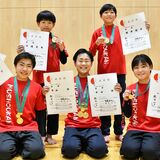 スポーツチャンバラで３人悲願の全国頂点　大田原・夢翔館の平山さん、磯さんきょうだい　団体基本動作、一糸乱れぬ形