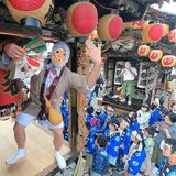５年に１度の彫刻屋台巡行、華やかに　宇都宮・白沢白髭神社
