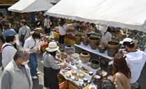 益子、春の陶器市始まる