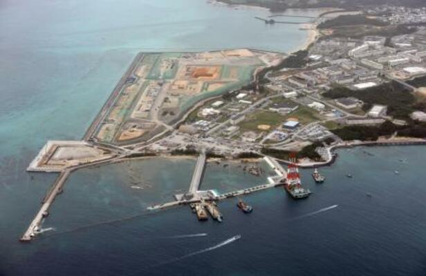 沖縄県名護市辺野古の沿岸部=2025年11月