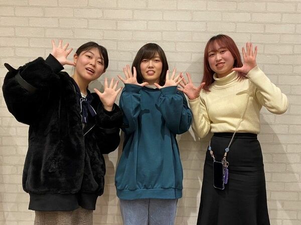 宇都宮を散歩した３人