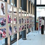 全日本ロード３連覇　鹿沼のライダー、渡辺選手知って　市役所で写真展