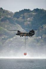 岩手の山林火災、消火活動続く