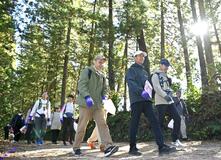 植樹４００年を記念 ５００人が歩け歩け　