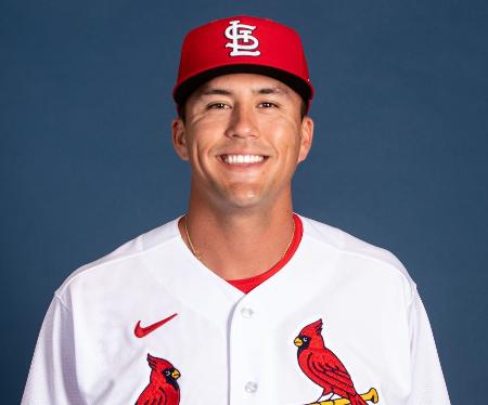 　カージナルスの外野手ヌートバー（ゲッティ＝共同）