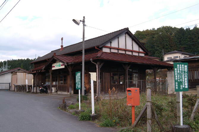 保存活用に向けた要望書が提出された下小代駅