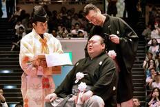 元関脇宝富士が引退相撲