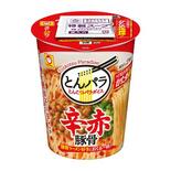 辛さが利いた豚骨カップ麺